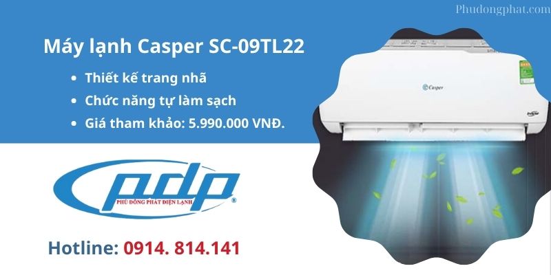 Máy lạnh Casper SC-09TL22