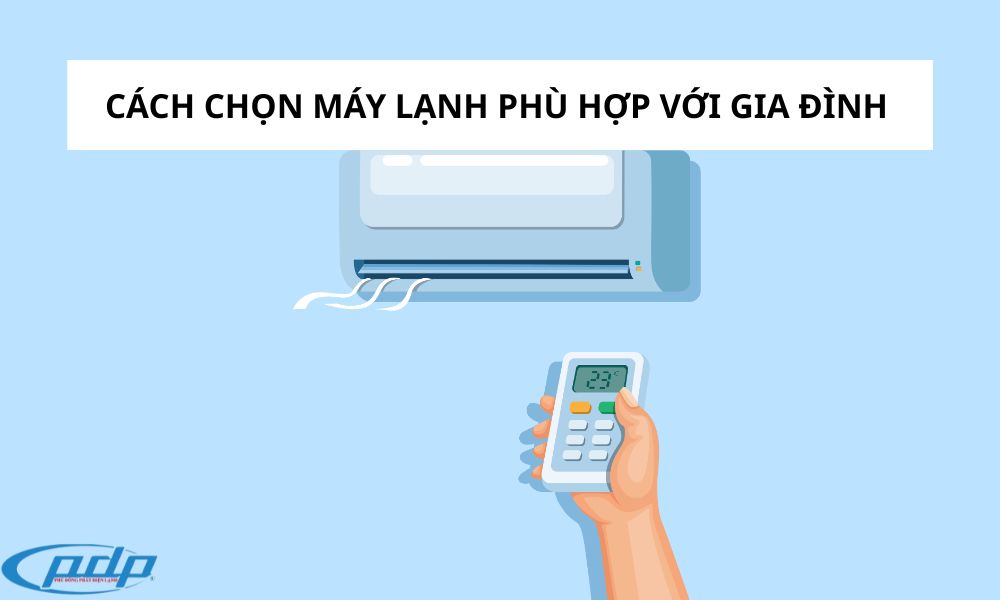 Chọn máy lạnh phù hợp cho gia đình 