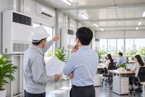 Thuê máy lạnh cho văn phòng tạm: Cách ước tính