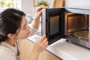 Cửa lò vi sóng không đóng kín: Kiểm tra an toàn