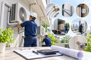 Chi phí lắp đặt máy lạnh thuê gồm những gì?