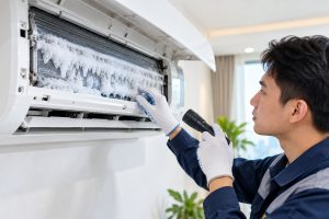 Máy lạnh đóng tuyết dàn lạnh: Nguyên nhân và xử lý