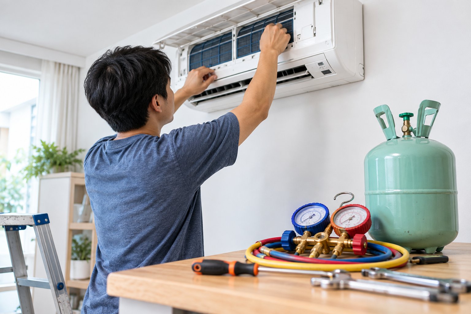 Ảnh minh hoạ: Máy lạnh bị xì gas: Dấu hiệu và cách xử lý