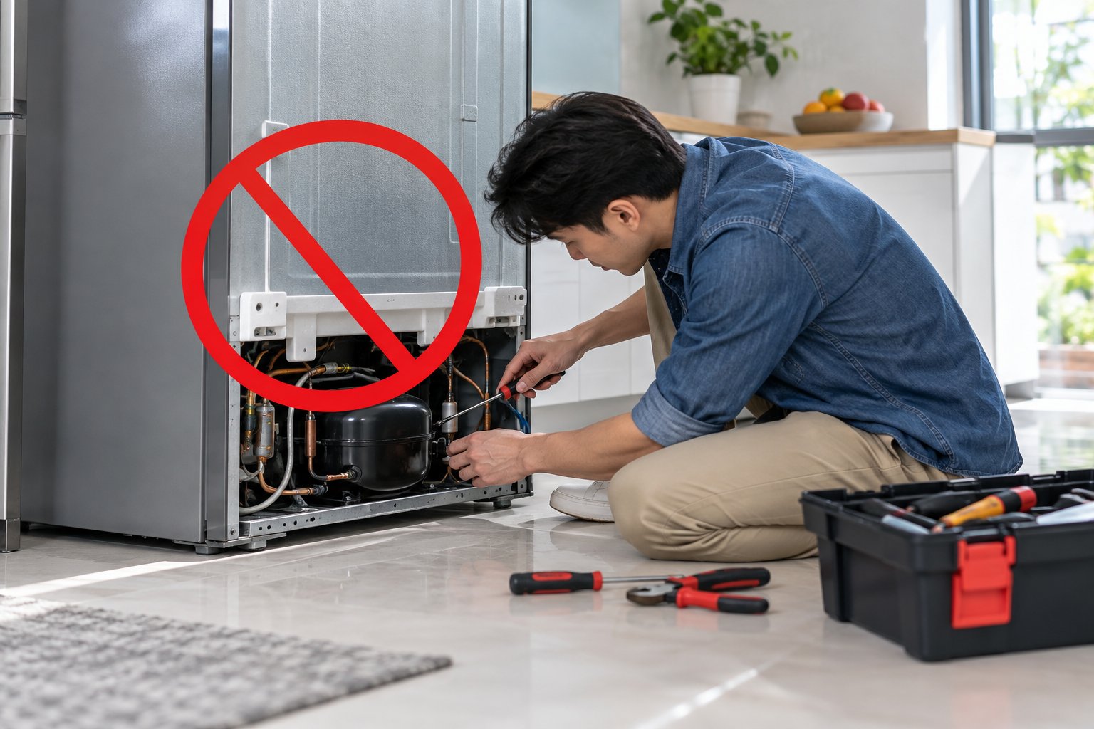 Tủ lạnh bị chảy nước ra sàn: Cách kiểm tra an toàn 3 Ảnh minh hoạ: Tủ lạnh bị chảy nước ra sàn: Cách kiểm tra an toàn
