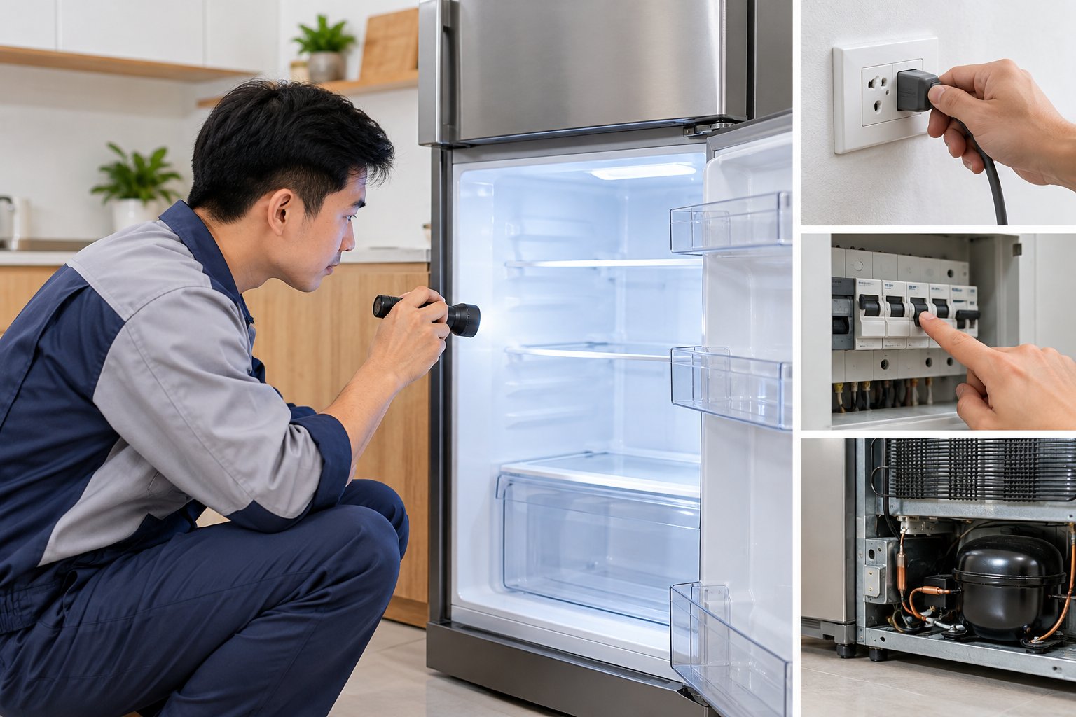 Tủ lạnh không vào điện: Cách kiểm tra an toàn 2 Ảnh minh hoạ: Tủ lạnh không vào điện: Cách kiểm tra an toàn