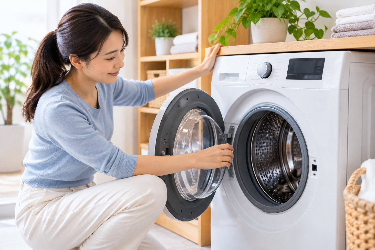 Ảnh minh hoạ: Máy giặt cửa trước không mở được: Cách xử lý