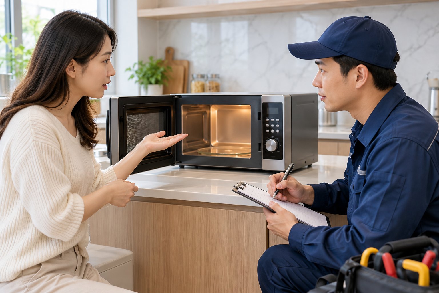 Ảnh minh hoạ: Lò vi sóng chạy nhưng không nóng: Cách kiểm tra an toàn
