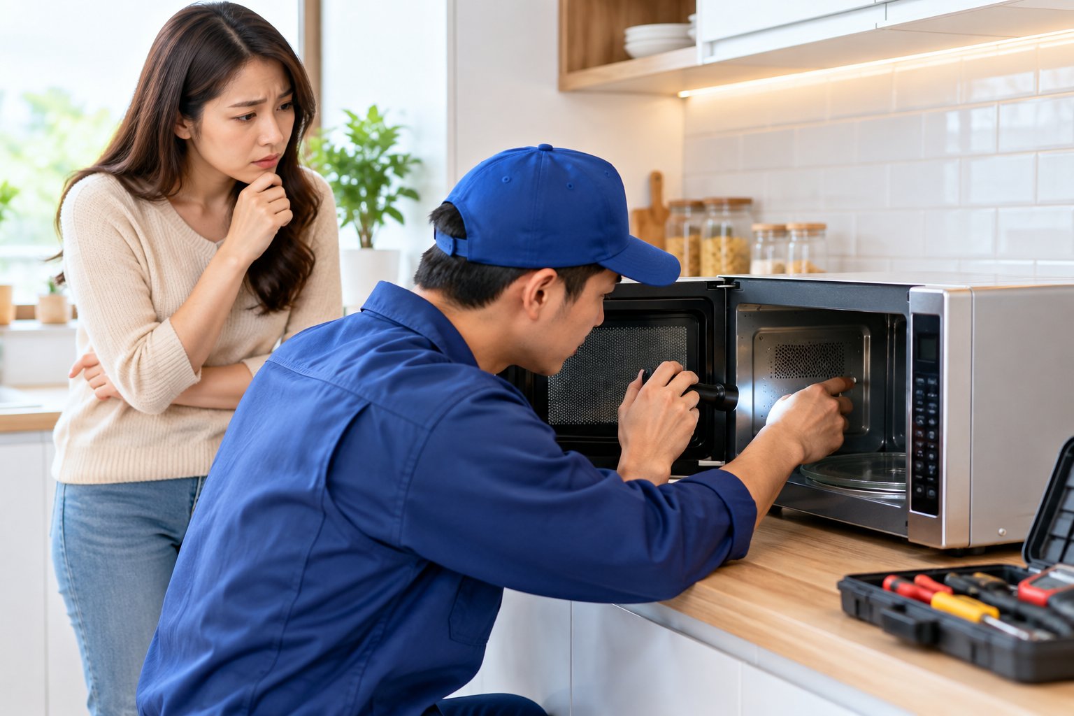 Lò vi sóng phát tia lửa: Nguyên nhân và cách xử lý 3 Ảnh minh hoạ: Lò vi sóng phát tia lửa: Nguyên nhân và cách xử lý