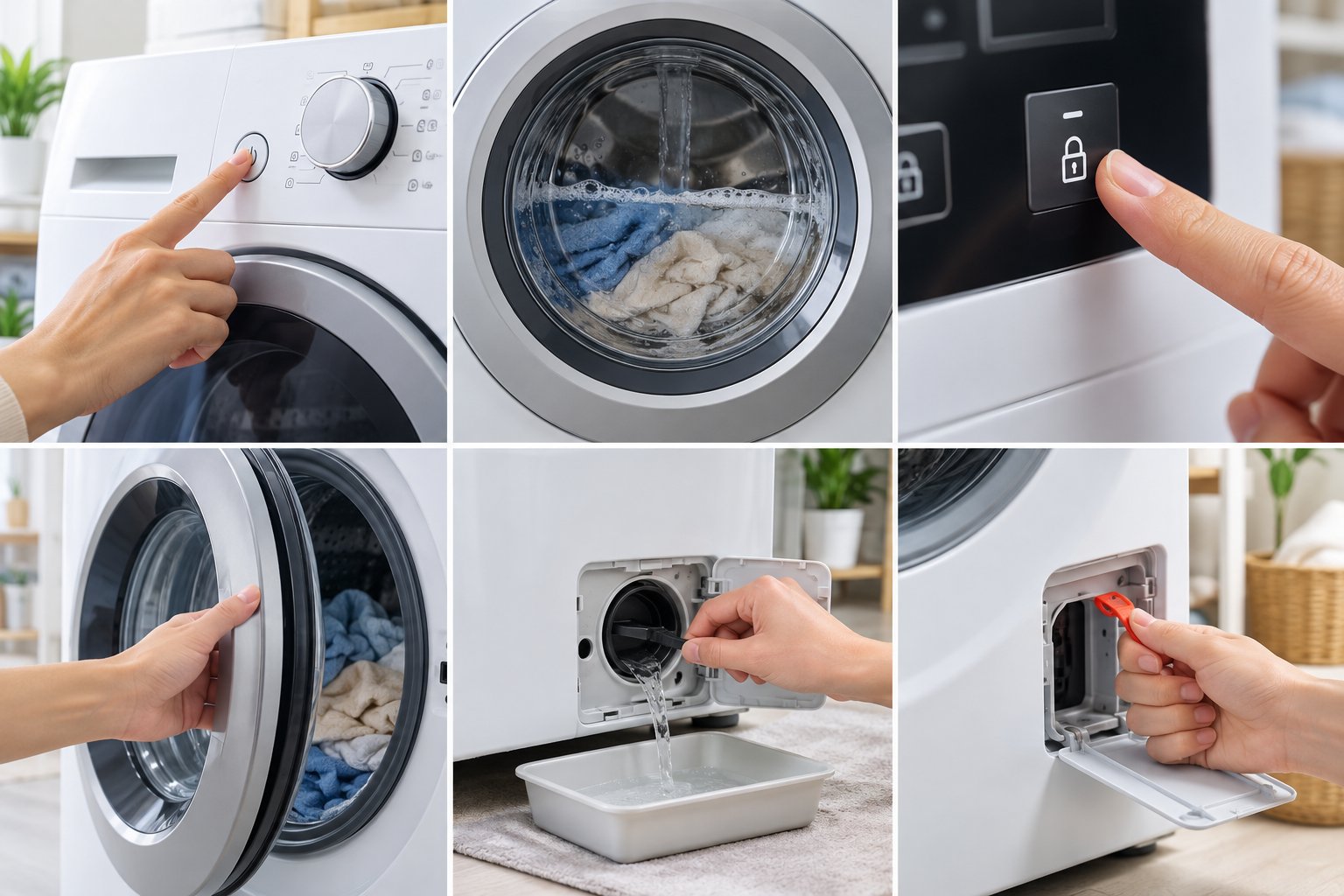 Ảnh minh hoạ: Máy giặt cửa trước không mở được: Cách xử lý