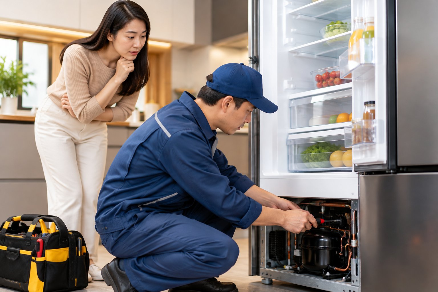 Tủ lạnh không vào điện: Cách kiểm tra an toàn 3 Ảnh minh hoạ: Tủ lạnh không vào điện: Cách kiểm tra an toàn