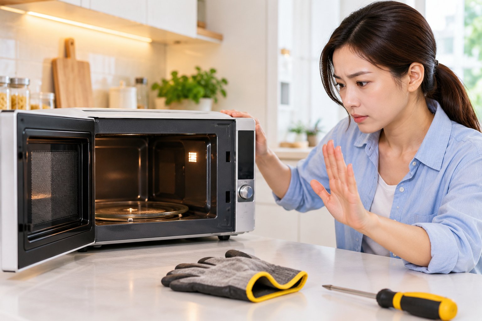 Ảnh minh hoạ: Lò vi sóng chạy nhưng không nóng: Cách kiểm tra an toàn