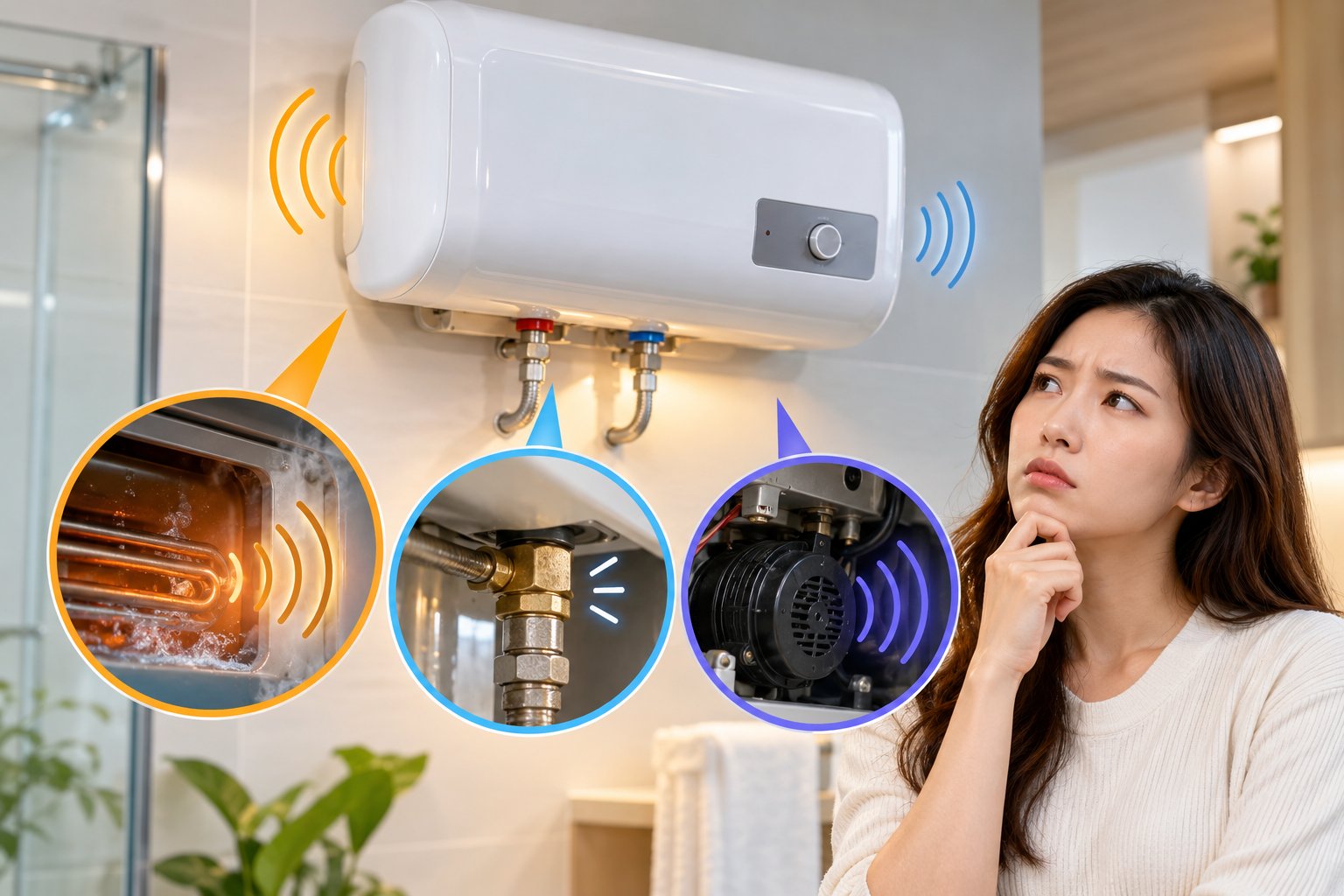 Ảnh minh hoạ: Bình nóng lạnh phát tiếng kêu: Khi nào cần ngắt điện?