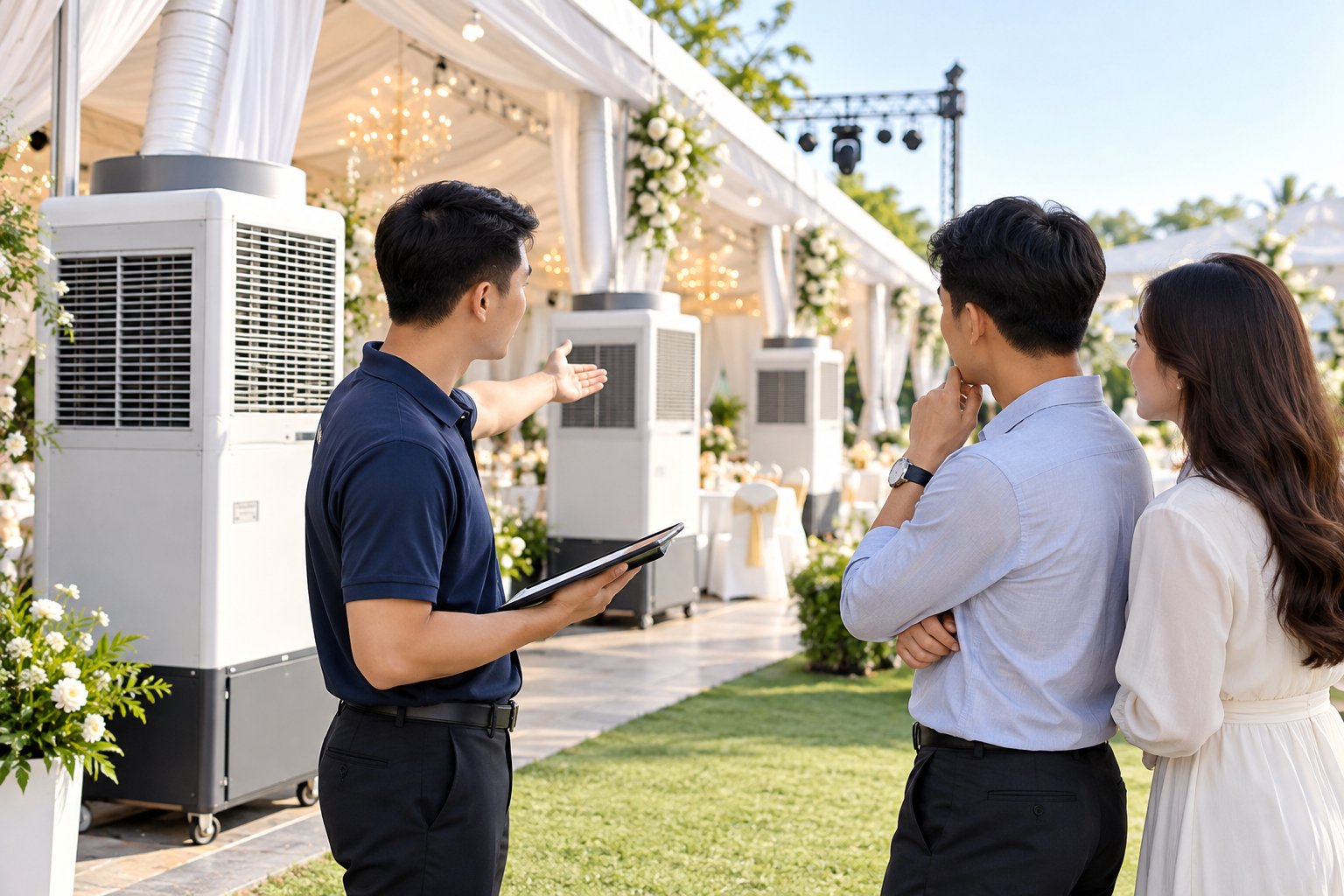 Thuê máy lạnh cho sự kiện: 6 dữ liệu cần chuẩn bị 3 Ảnh minh hoạ: Thuê máy lạnh cho sự kiện: 6 dữ liệu cần chuẩn bị