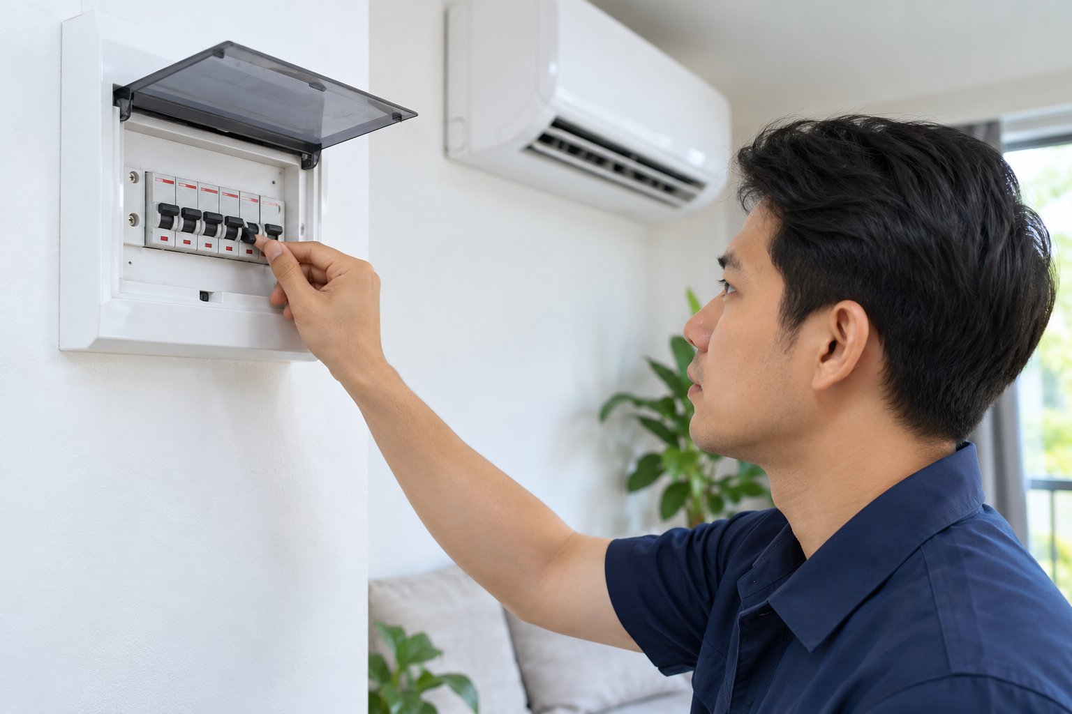 Ảnh minh hoạ: Máy lạnh làm nhảy aptomat: Nguyên nhân, cách xử lý