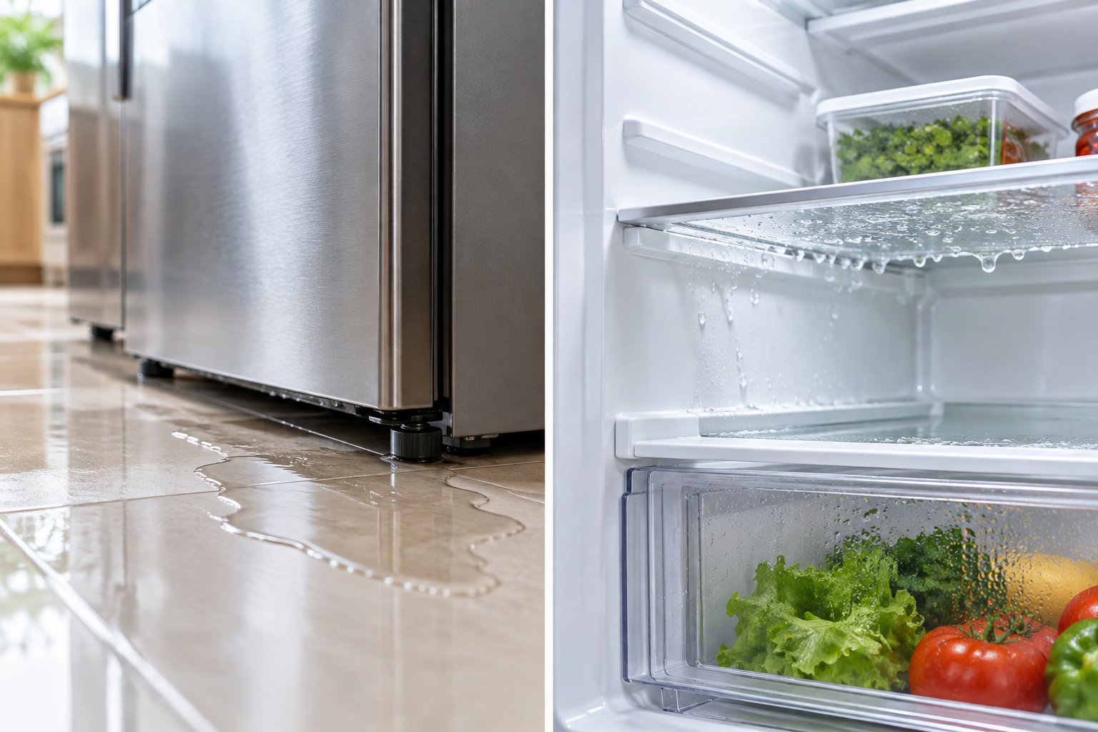 Tủ lạnh bị chảy nước ra sàn: Cách kiểm tra an toàn 1 Ảnh minh hoạ: Tủ lạnh bị chảy nước ra sàn: Cách kiểm tra an toàn